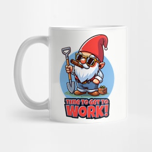 Summertime Garden Gnome Graphic Tee | Time to Get to Work Mug